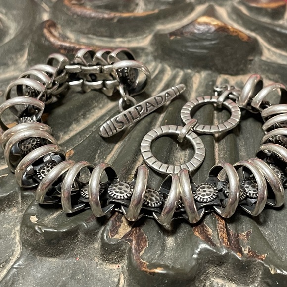 🩵SOLD🩵 Silpada Logo Signature Arrowhead Sterling Silver Bracelet B2091 - Picture 7 of 15